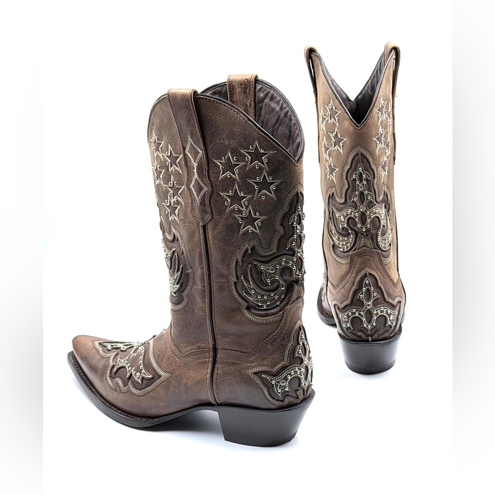 Texas Country Women's Embroidered Boots - Picture 7 of 13
